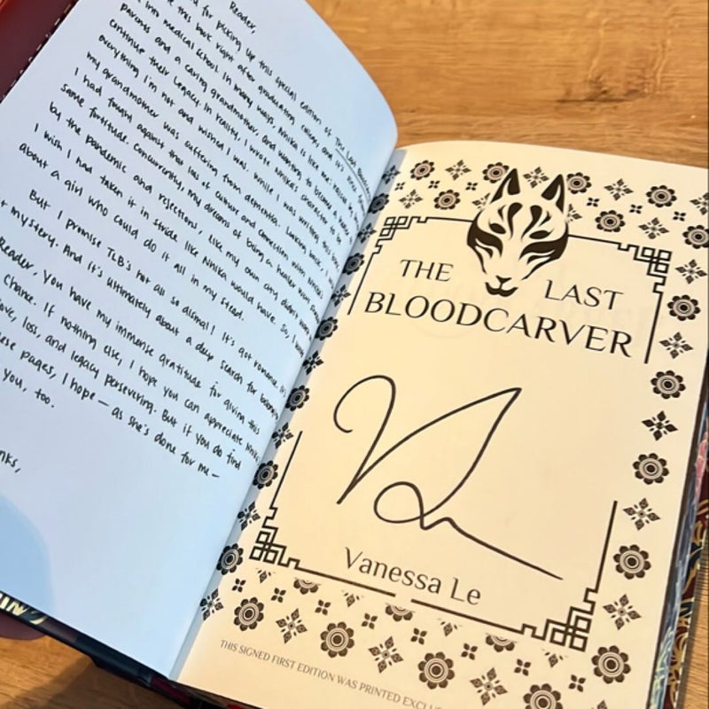 The Last Bloodcarver (Owlcrate)