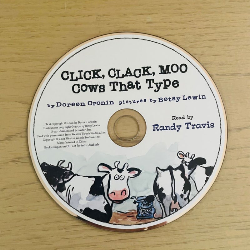 Click, Clack, Moo-Book & CD 