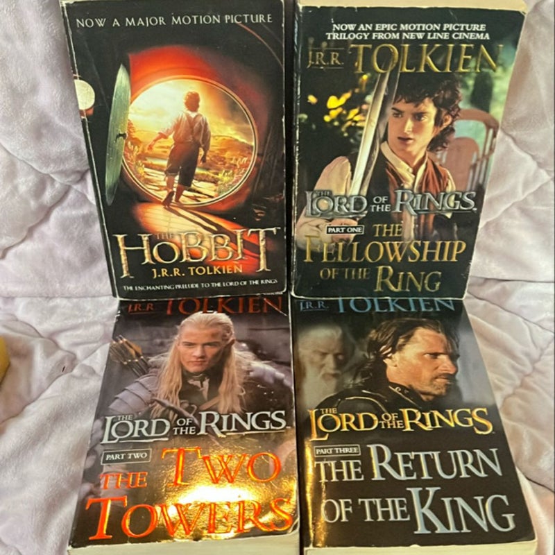 Lord of the Rings & The Hobbit (4 Book Lot)