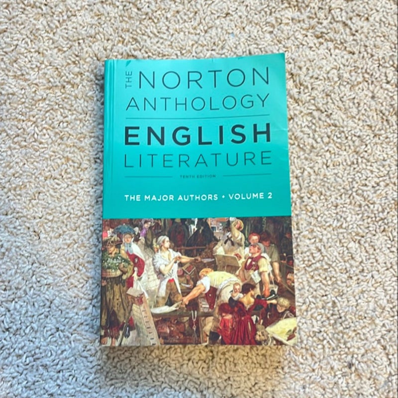 Norton Anthology of English Literature: the Major Authors, 10th Edition (Volume B)