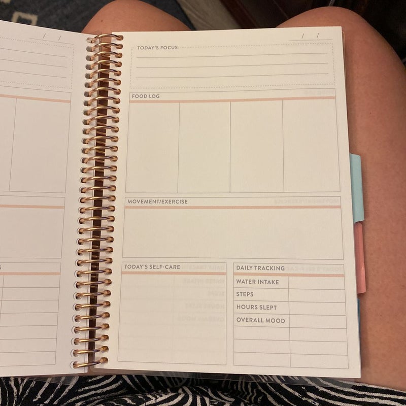 Erin Condren A5 Wellness Log