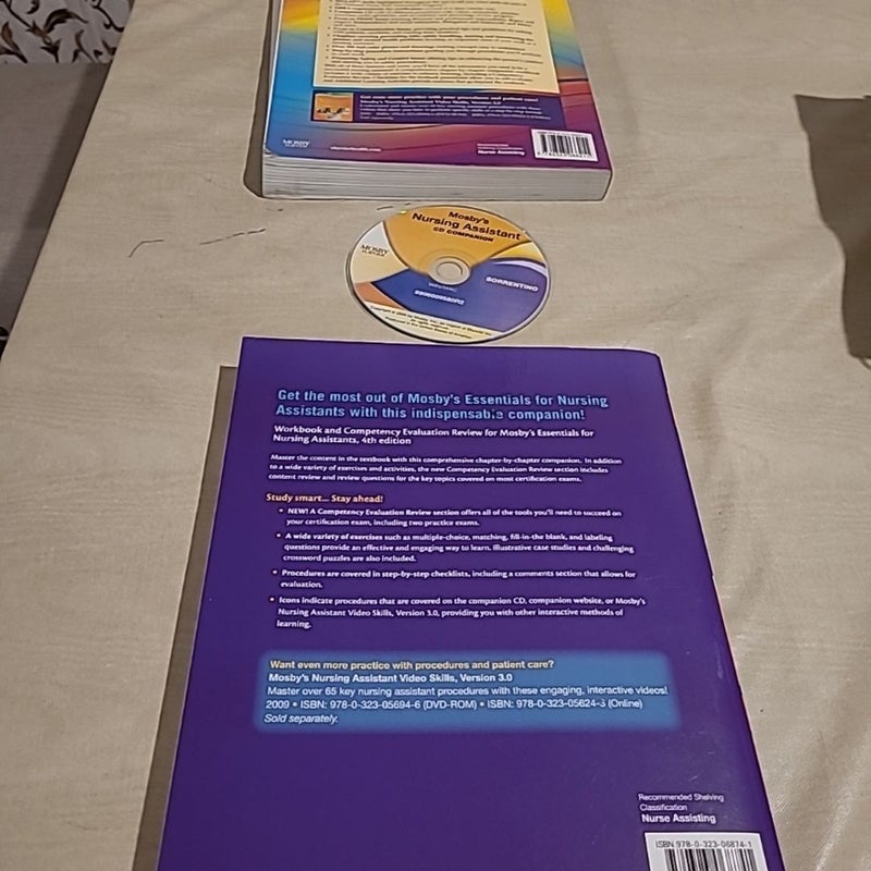 Mosby's Essentials for Nursing Assistants 4th Edition, Workbook And CD-ROM 