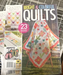 Bright and colorful quilts magazine