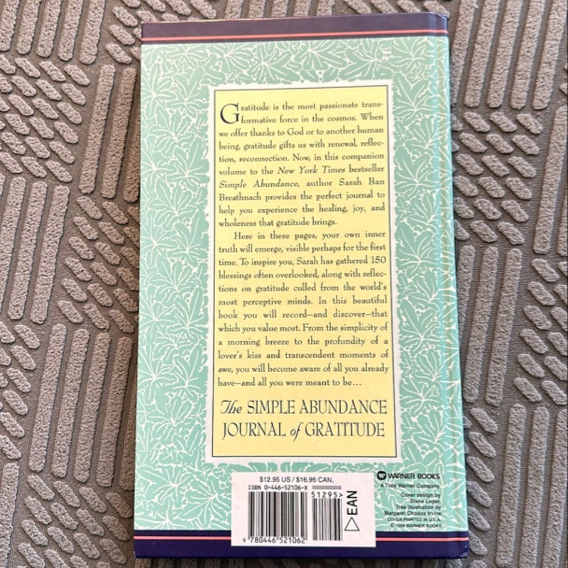 Simple Abundance Journal of Gratitude
