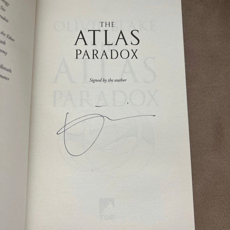 The Atlas Six and Paradox by Olivia Blake, Hardcover