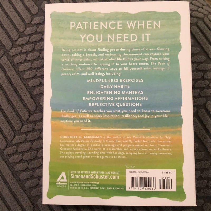 The Book is Patience