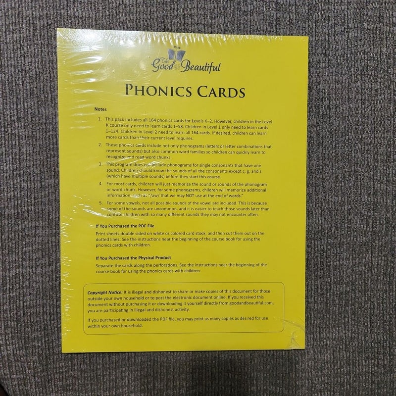 Phonics Cards