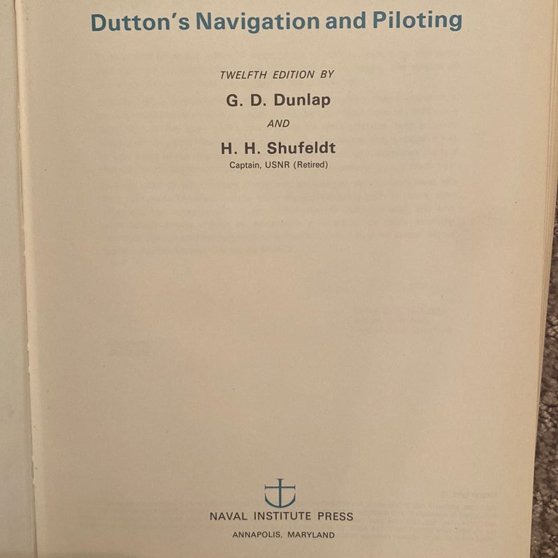 Dutton’s Navigation and Piloting 