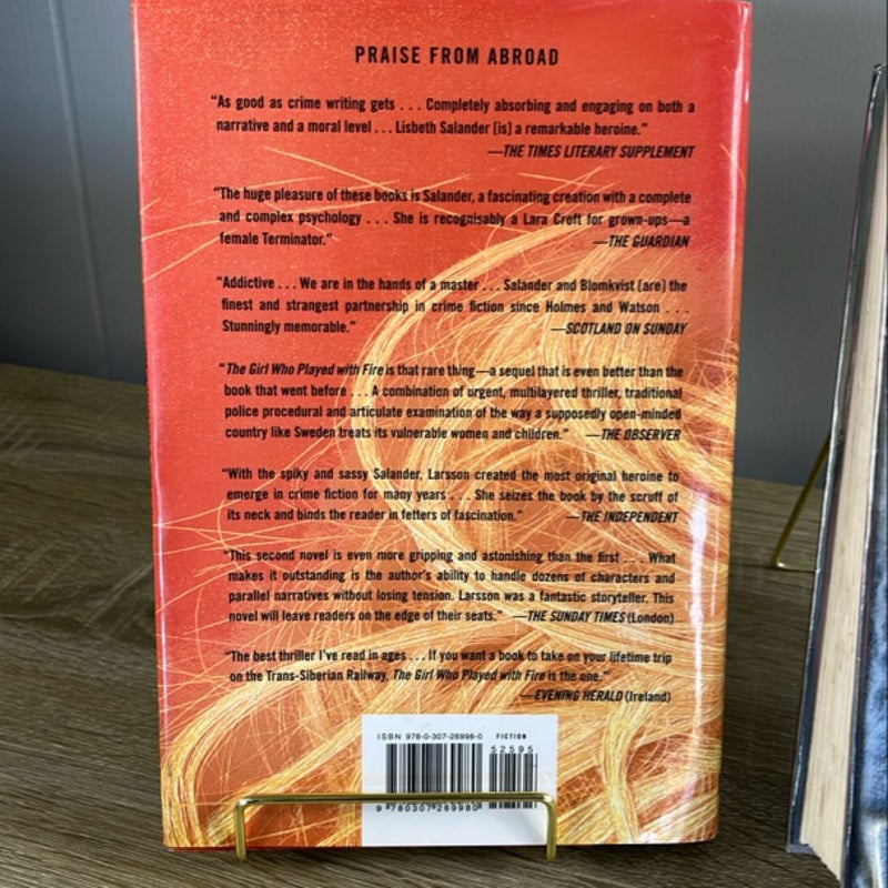 The Girl Who Played with Fire 🔥  2 book bundle 