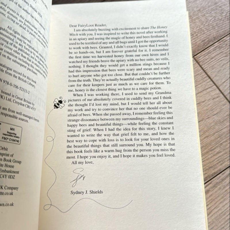 The Honey Witch (SIGNED FAIRYLOOT EXCLUSIVE EDITION)