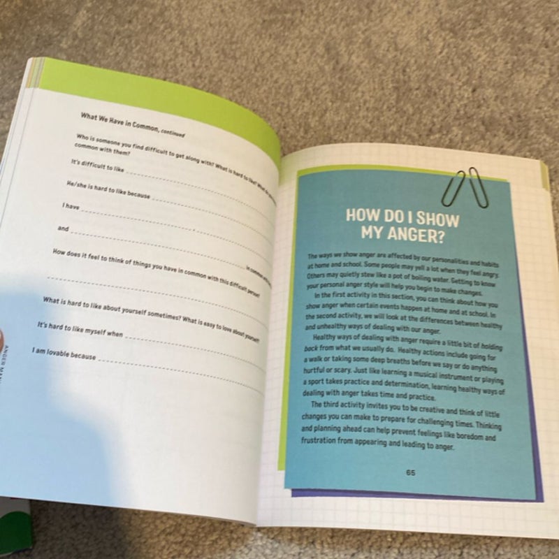 Anger Management Workbook for Kids