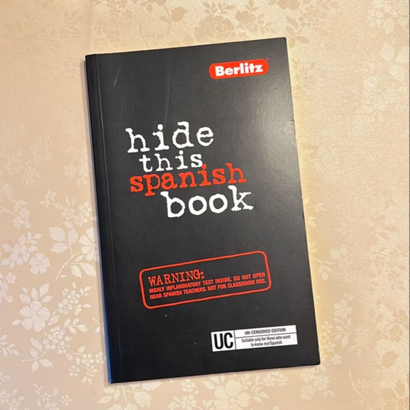 Hide This Spanish Book