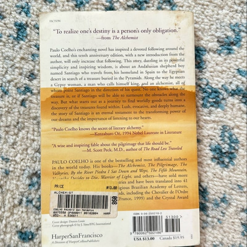 The Alchemist by Paulo Coelho; Alan R. Clarke, Paperback | Pangobooks