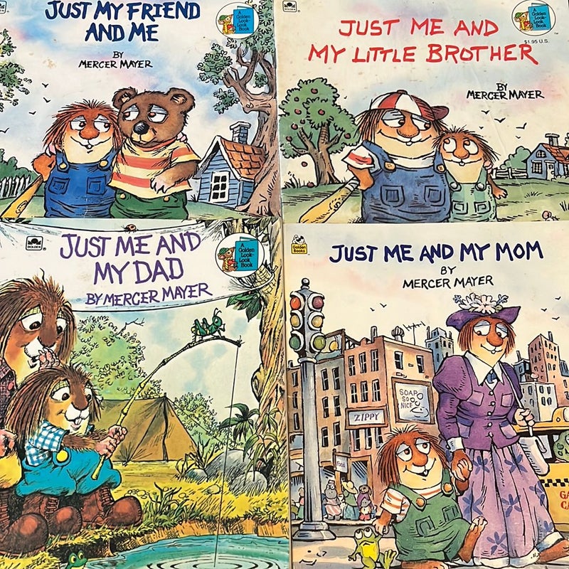 My Little Critter “Just Me” bundle: Just Me and My Dad, Just Me and My Mom, Just Me and My Little Brother, Just My Friend and Me