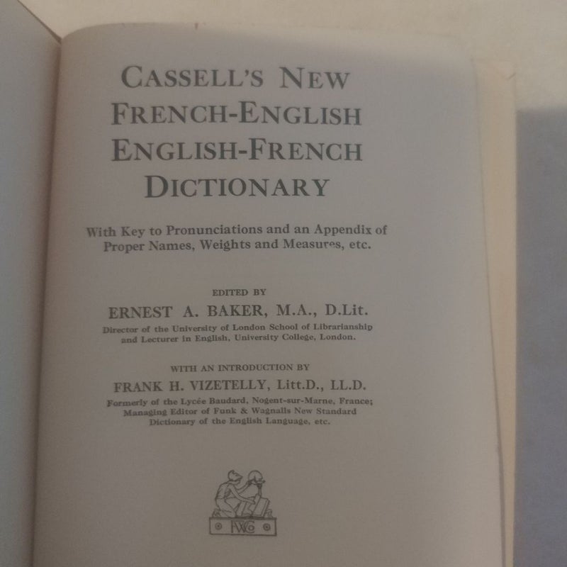 Cassell's New French Dictionary 