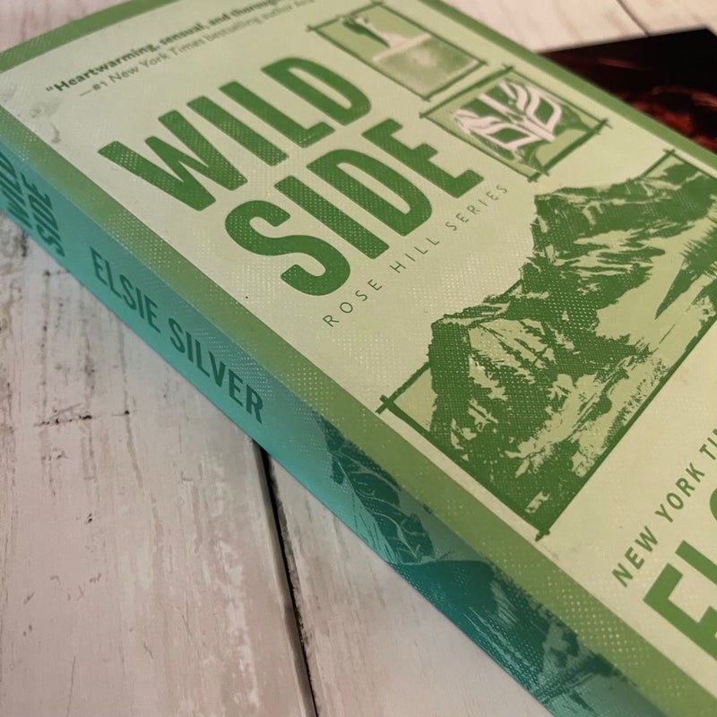 Hand Signed WILD SIDE *Deluxe* Mountain Spine by ELSIE SILVER (w/ Art Print)