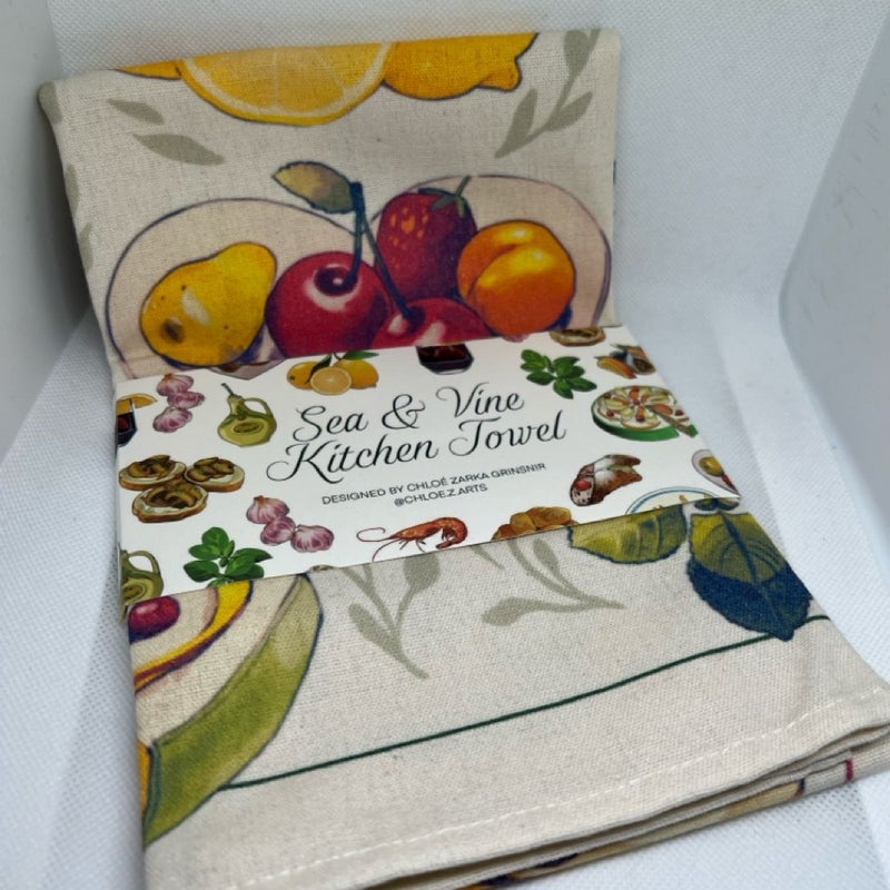 Fairyloot: Sea and Vine Kitchen Towels