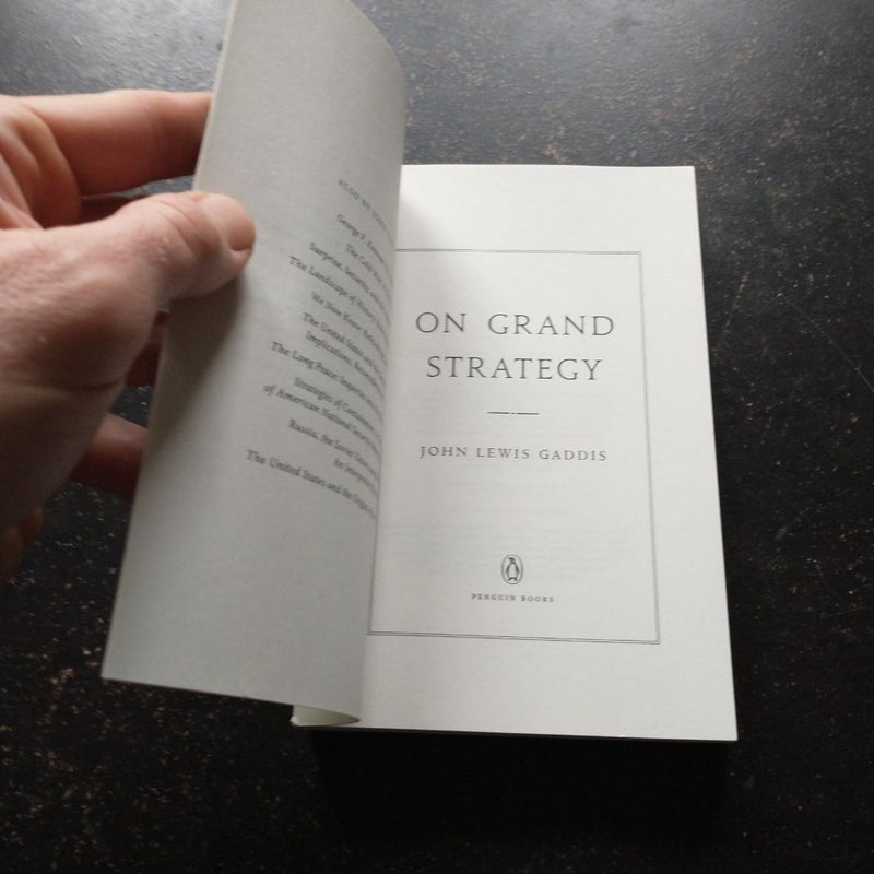 On Grand Strategy