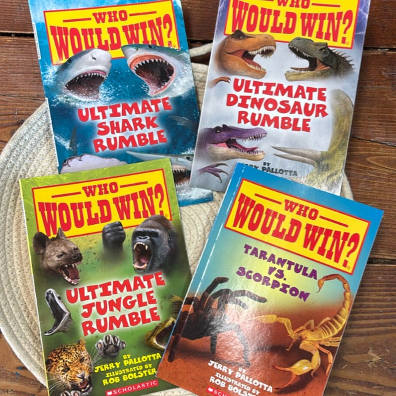 Who Would Win? 15 book bundle 