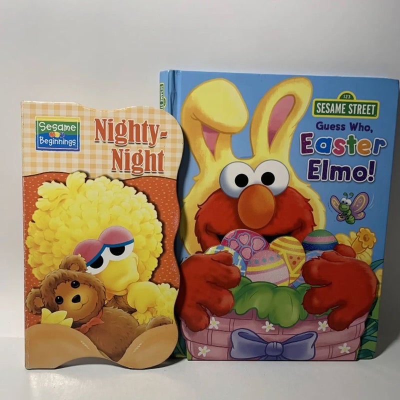Guess Who, Easter Elmo! & Nighty Night Baby Books
