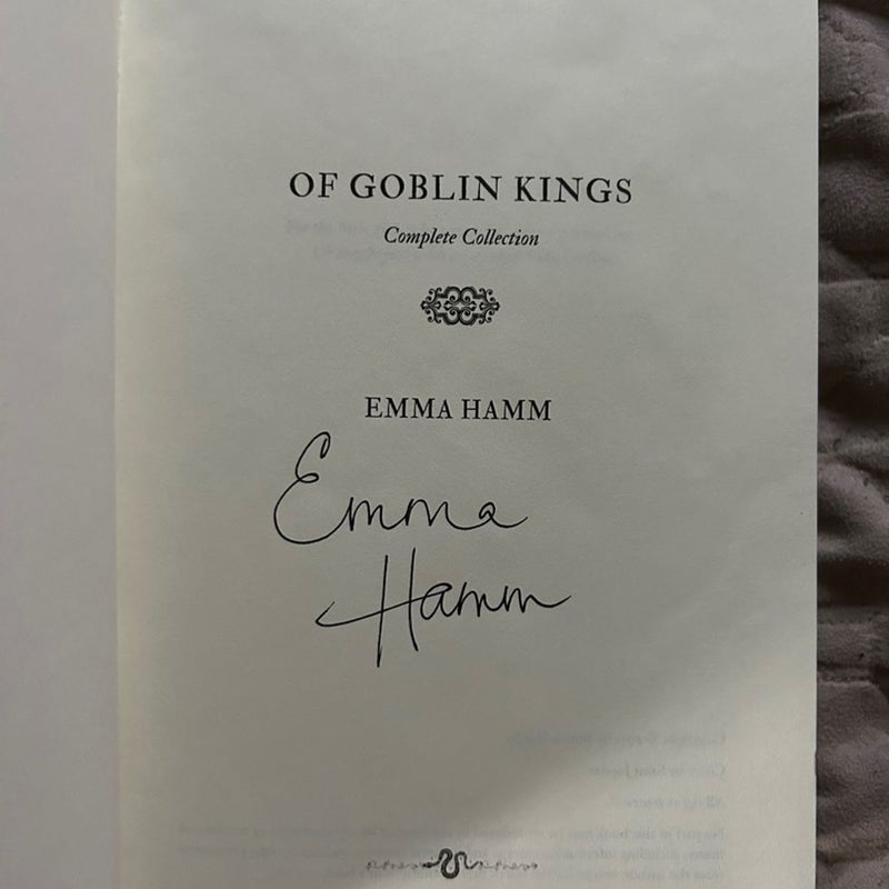Of Goblin Kings special edition signed (all five books)