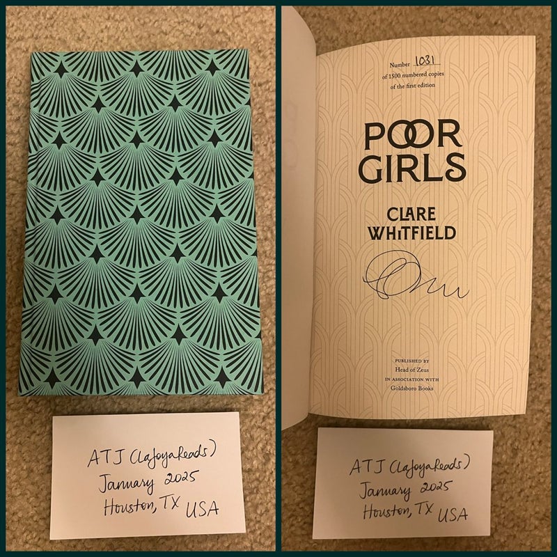 Goldsboro Poor Girls by Clare Whitfield (PREM1ER Edition)