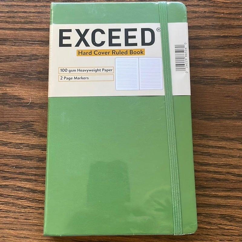Exceed hard cover ruled book journal