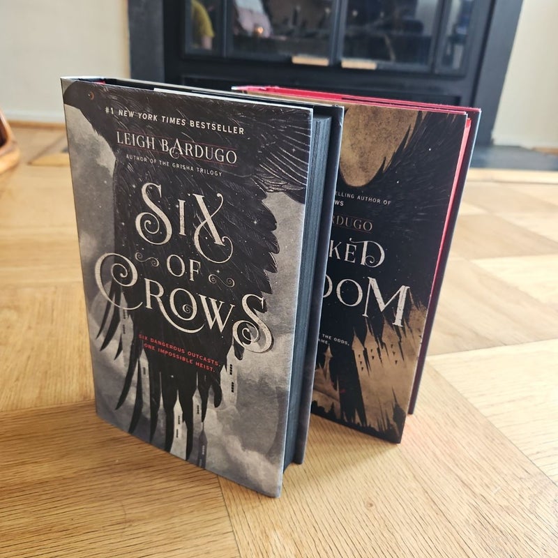 First Edition Six of Crows Duology with Sprayed Edges by Leigh Bardugo