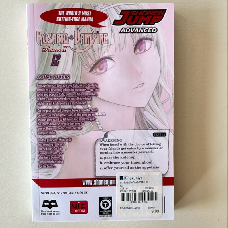 Rosario+Vampire: Season II, Vol. 12