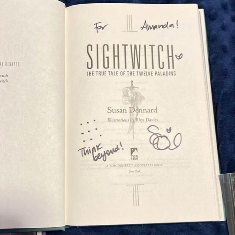 SIGNED Truthwitch Series w/goody! 