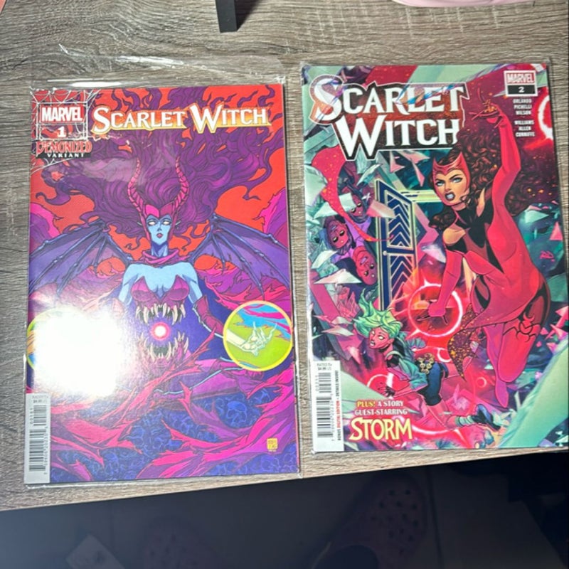 Scarlet witch demonize variant one and two Scarlet witch demonize variant 1&2