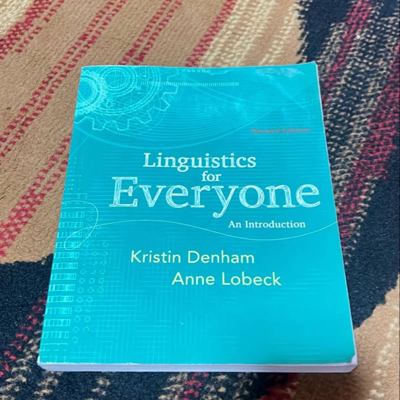 Linguistics for Everyone