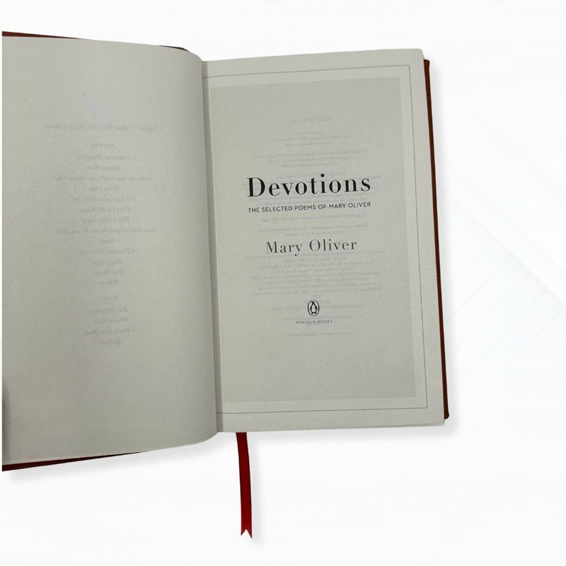 Devotions by Mary Oliver Leather-Bound