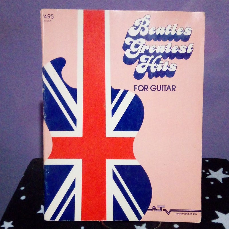 Vintage 1979 - Beatles Greatest Hits For Guitar
