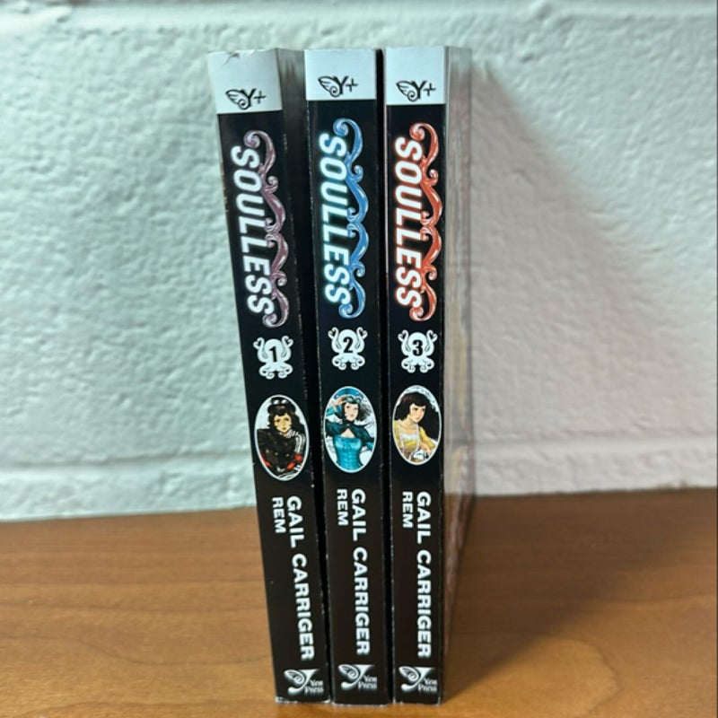 Soulless: the Manga, Vol. 1, Vol. 2, Vol. 3