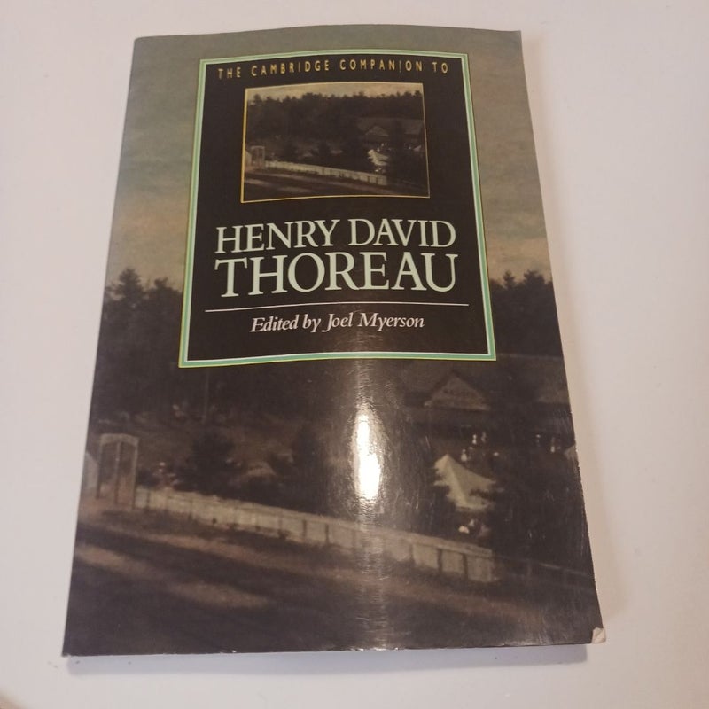 The Cambridge Companion to Henry David Thoreau