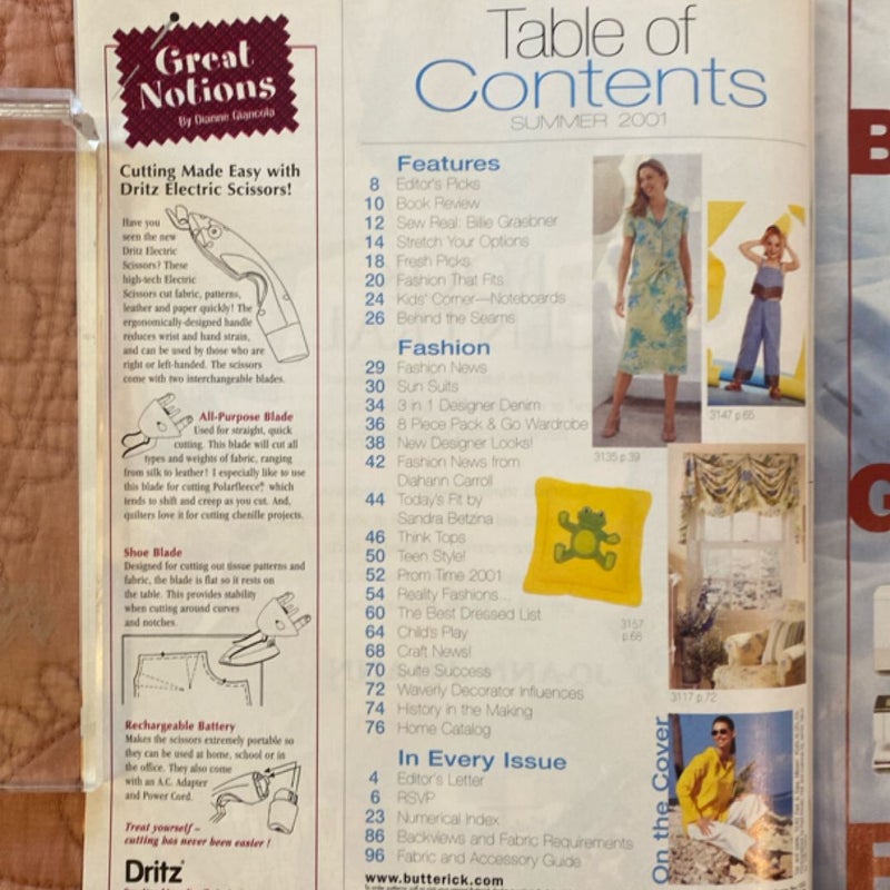 Butterick Magazine (Summer 2001)