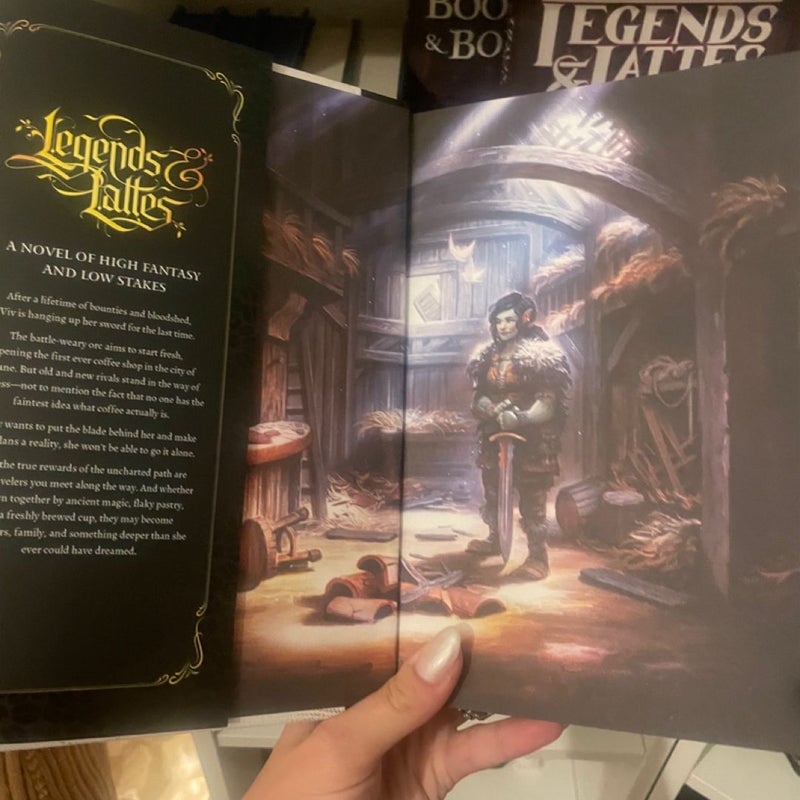 Legends and Lattes Deluxe Signed Hardcover - Wraithmarked