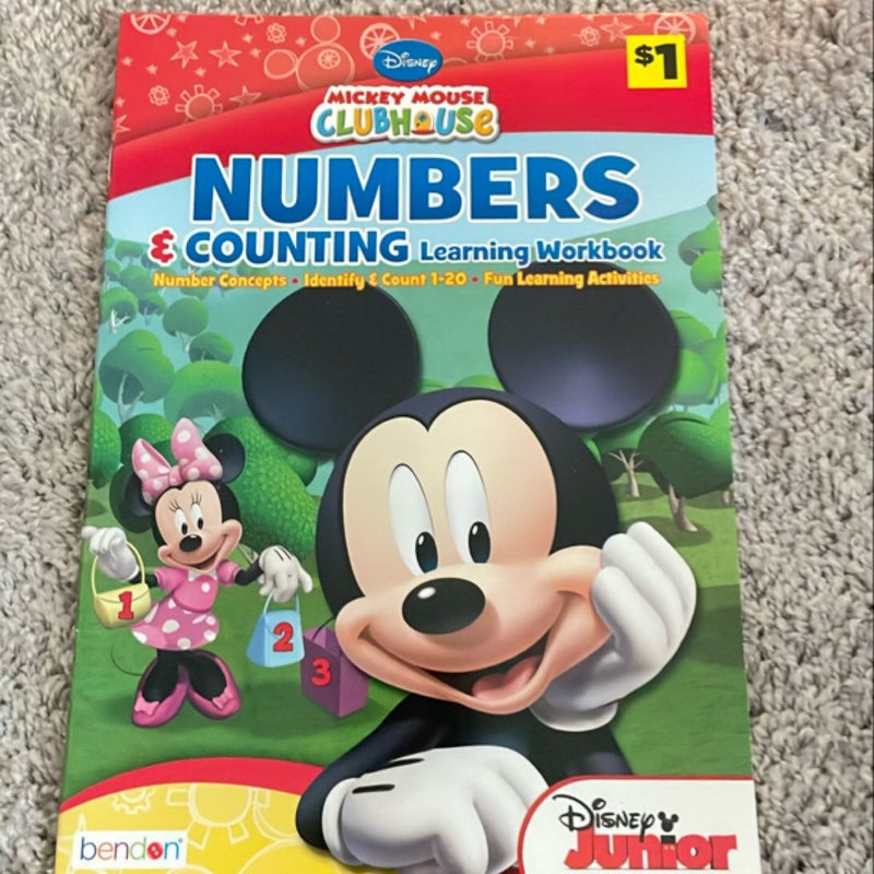 Numbers & Counting Learning Workbook