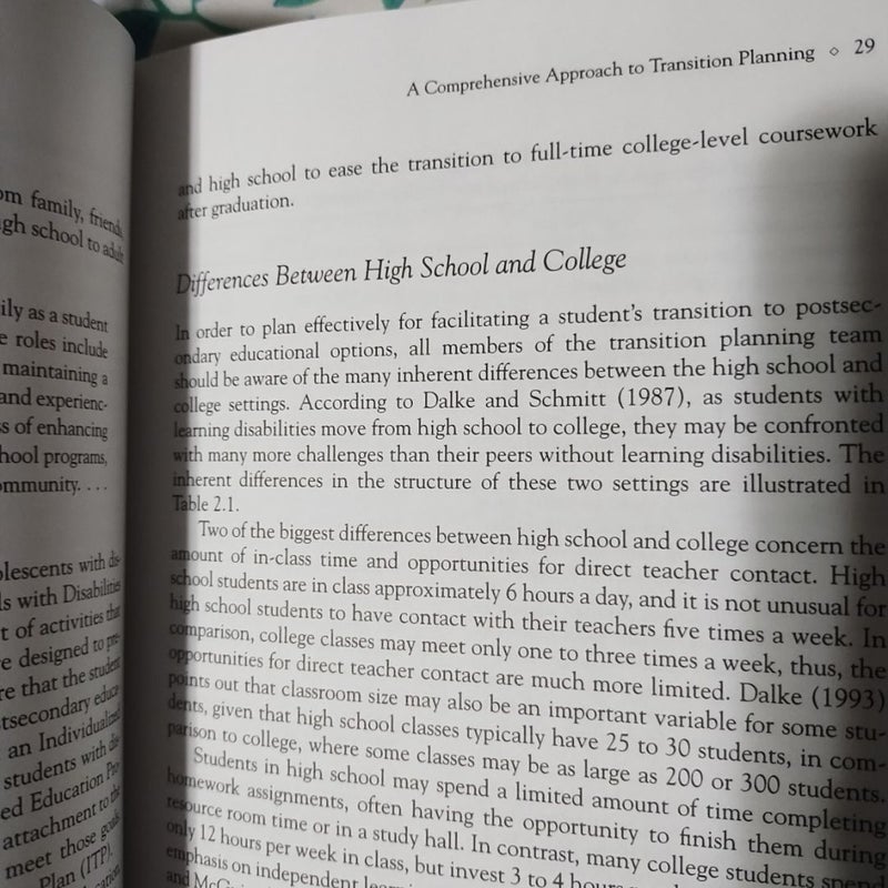 Postsecondary Education for Students with Learning Disabilities