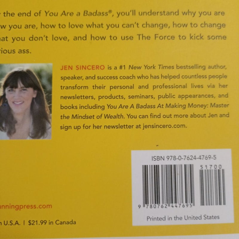 You Are a Badass®