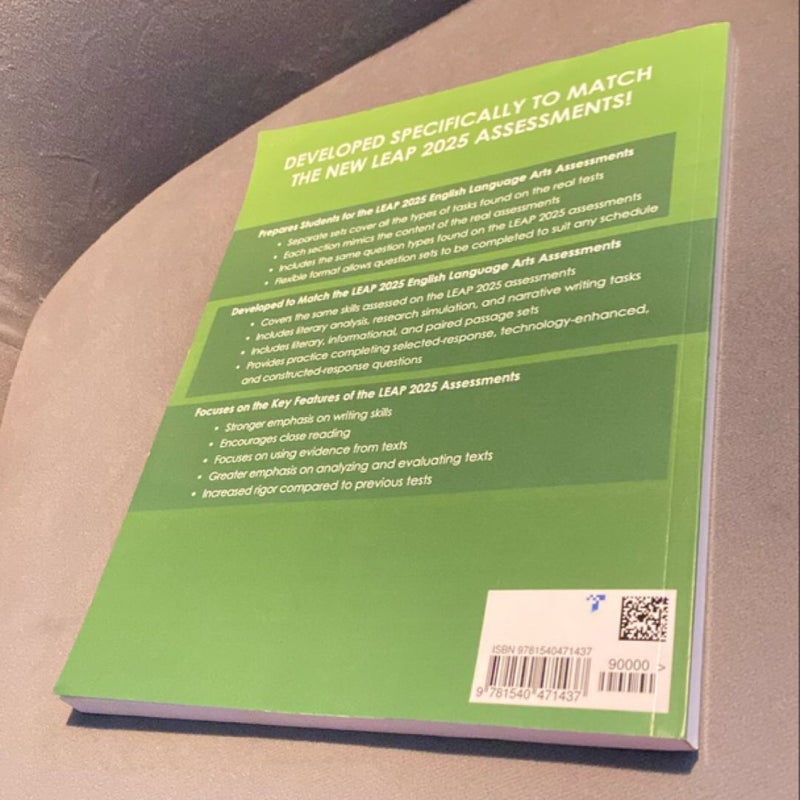 LOUISIANA TEST PREP LEAP 2025 Practice Book English Language Arts Grade 3