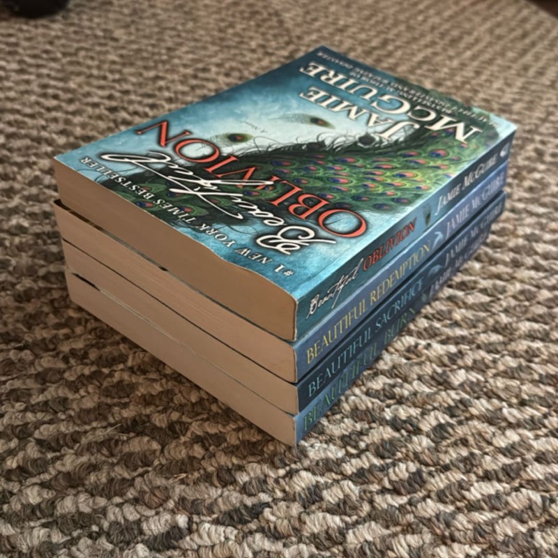 Beautiful Oblivion, Beautiful Redemption, Beautiful Sacrifice, Beautiful Burn (The Maddox Brothers Books 1-4)