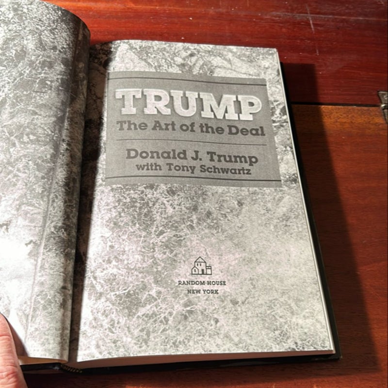 Trump: the Art of the Deal (1987 1st Printing)