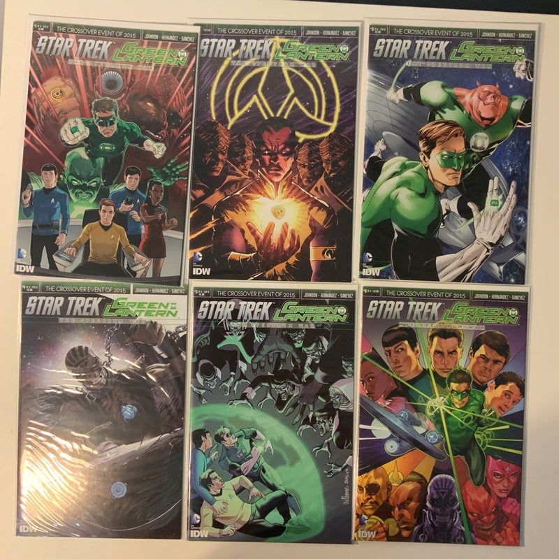  (ENTERTAINING OFFERS) Star Trek/Green Lantern: the Spectrum War Full Series 