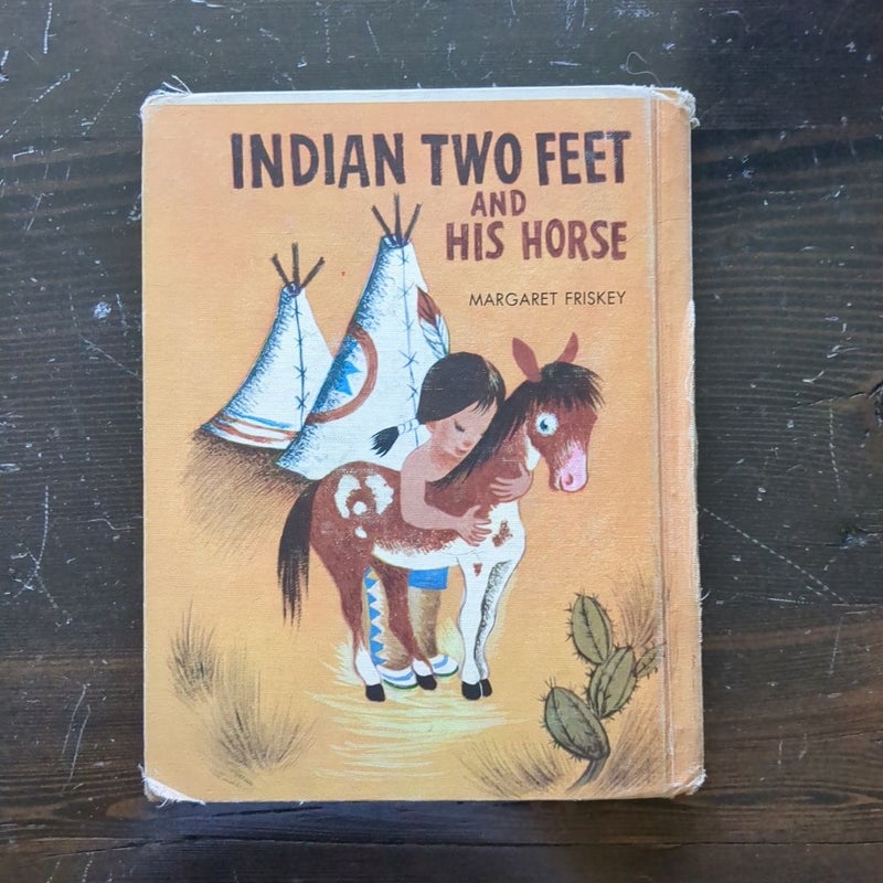 Indian Two Feet and His Horse