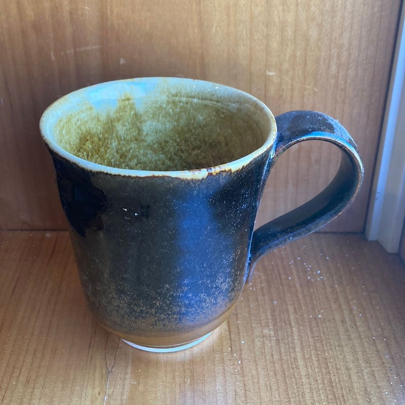 Mug, for coffee and a book