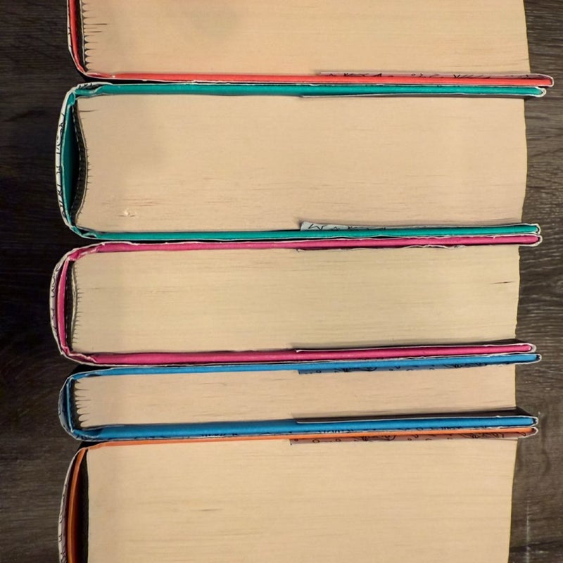 Nerdy Ink ACOTAR series! Complete With Dust Jackets And Books! 