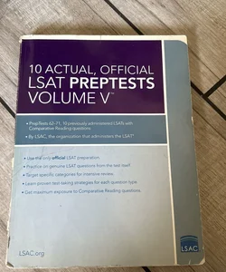 10 Actual, Official LSAT PrepTests Volume V