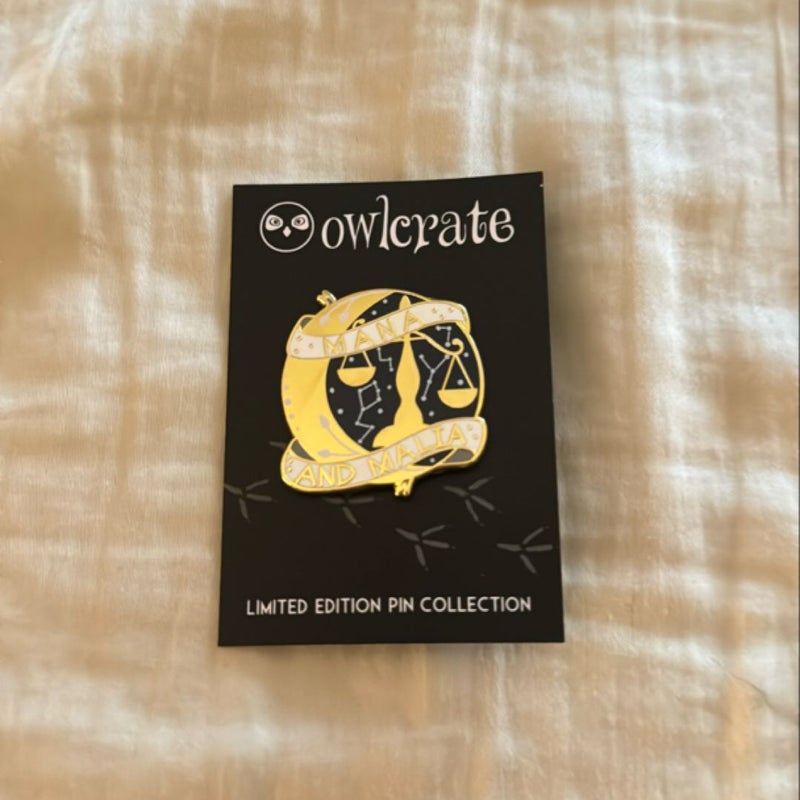 A Deadly Education enamel pin (Owlcrate exclusive)